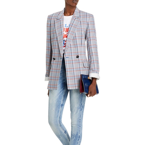Rag Bone Elise Plaid Blazer Nwt 